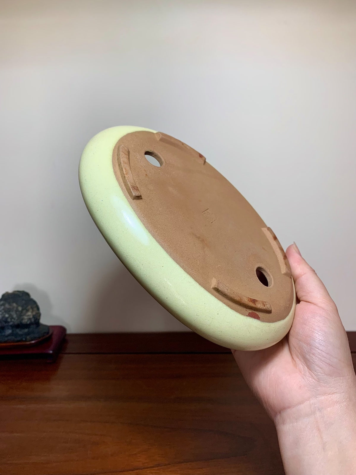 Chun Meng Cut-Foot Oval Maple Tree Pot