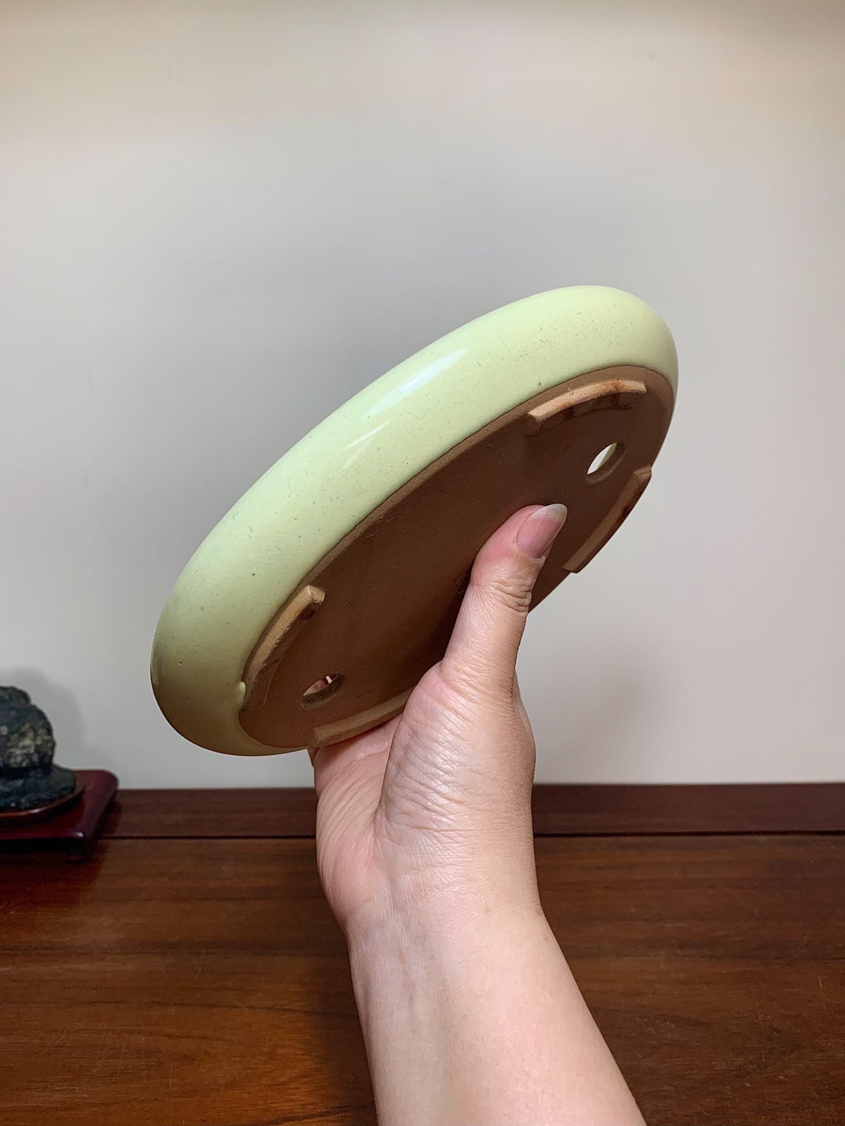 Chun Meng Cut-Foot Oval Maple Tree Pot