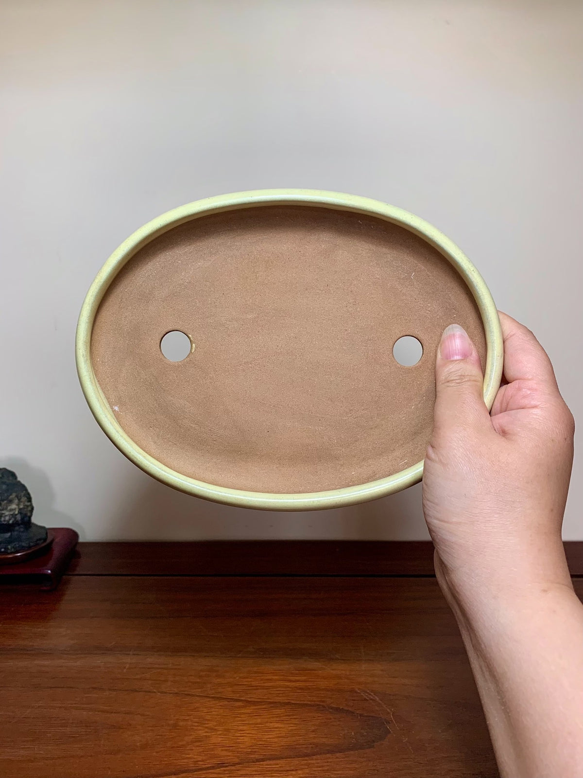 Chun Meng Cut-Foot Oval Maple Tree Pot
