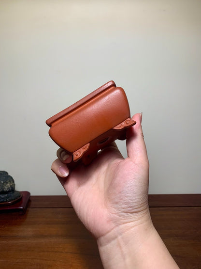 Shōen Shudei Bag-Style Cloud Feet Rectangular Japanese Flower Pot