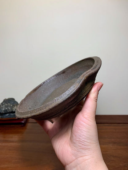 Hand-Pinched Nanban Round Pot