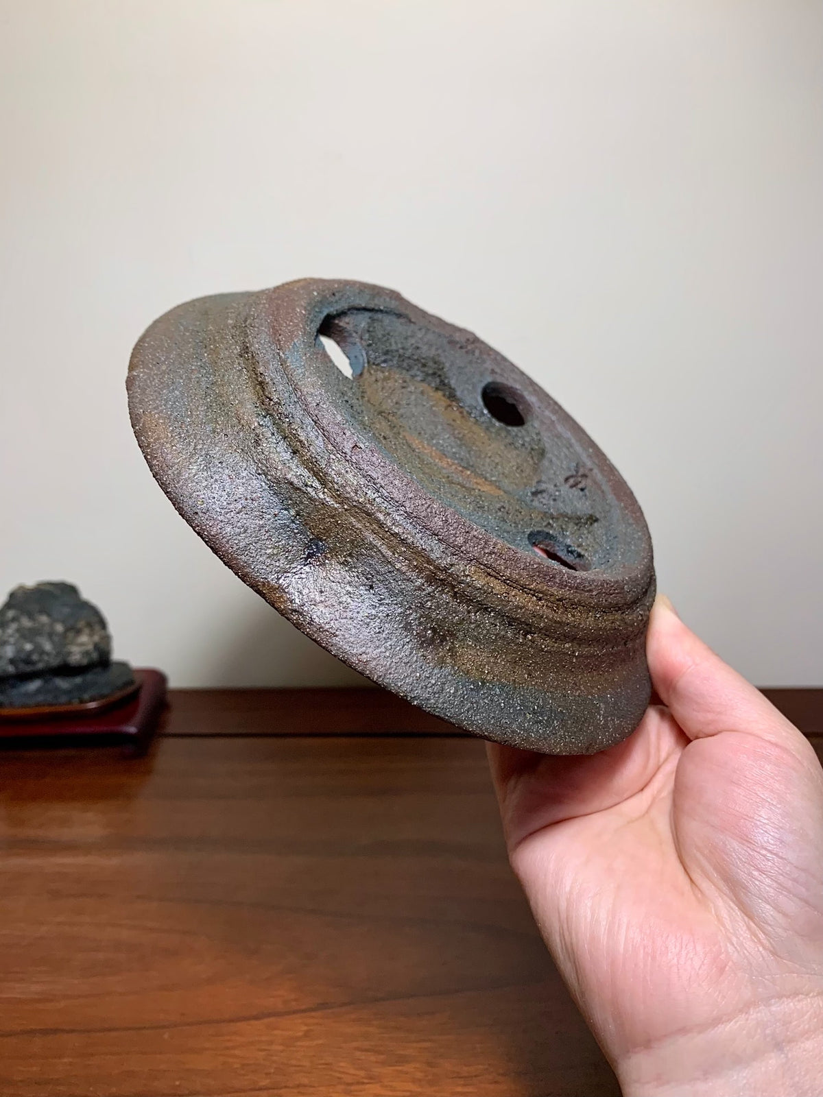 Hand-Pinched Nanban Round Pot