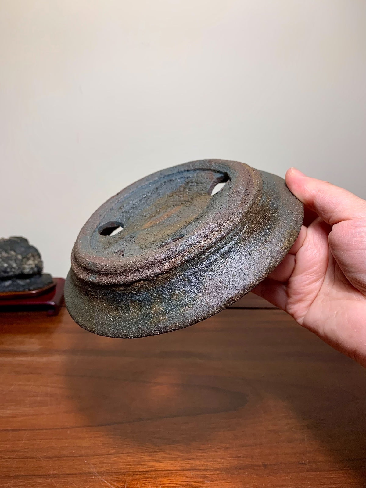 Hand-Pinched Nanban Round Pot