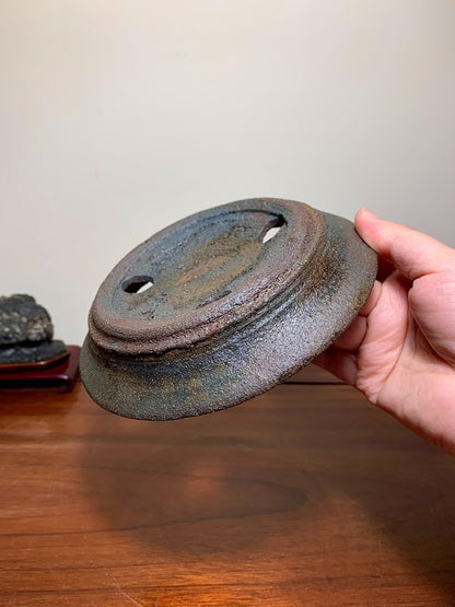 Hand-Pinched Nanban Round Pot