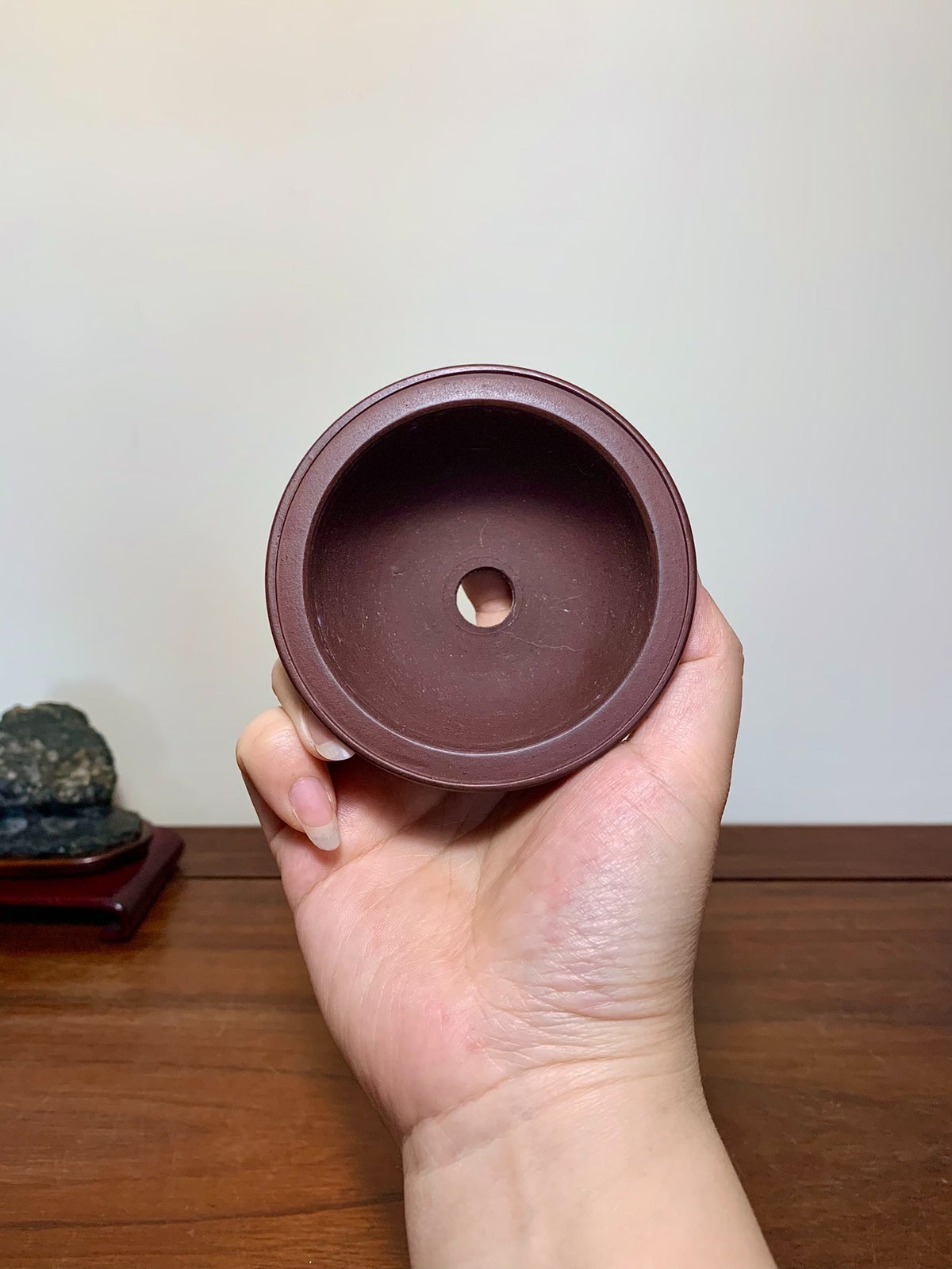 Matsuizan Aki Shidei Outer Rim Small Golden Bell Japanese Flower Pot