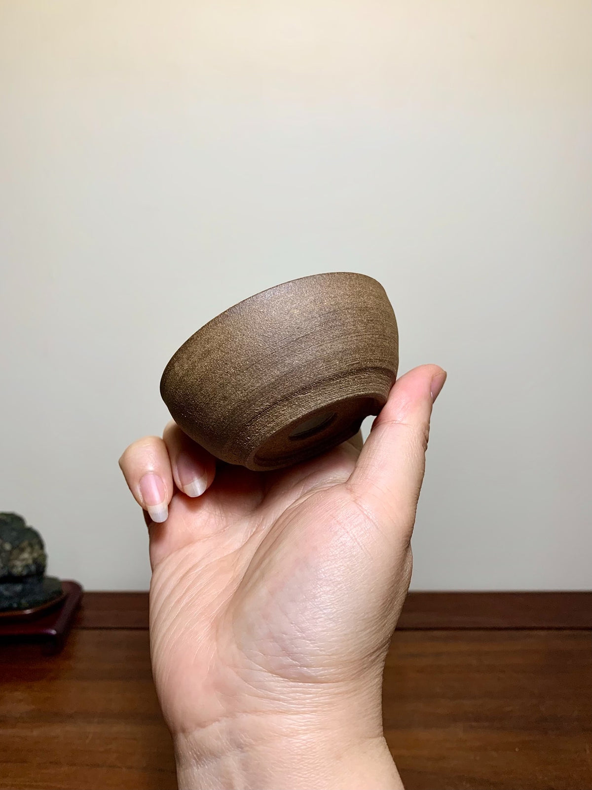 Man'kō Shūzan Cut-Foot Round Pot