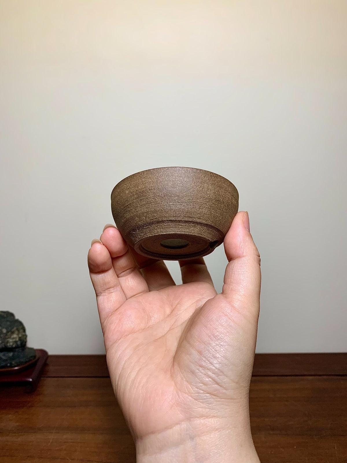 Man'kō Shūzan Cut-Foot Round Pot