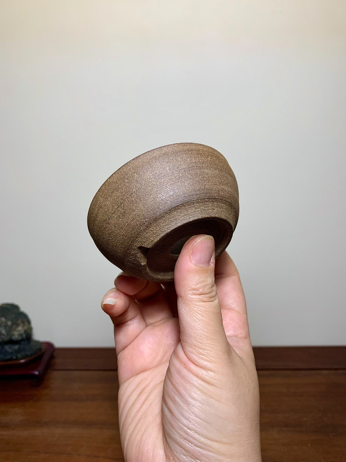 Man'kō Shūzan Cut-Foot Round Pot