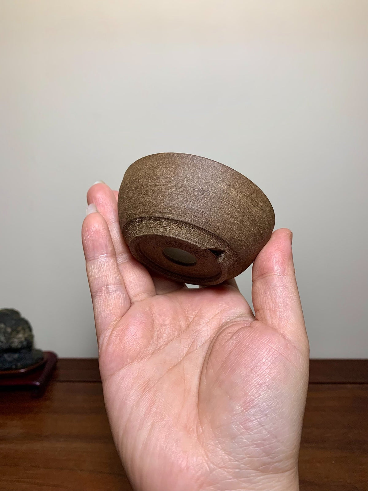 Man'kō Shūzan Cut-Foot Round Pot