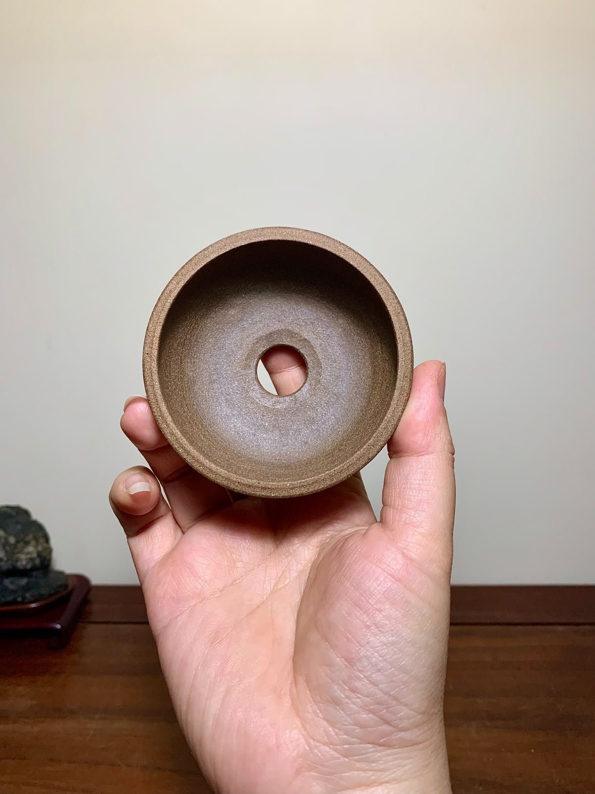 Man'kō Shūzan Cut-Foot Round Pot
