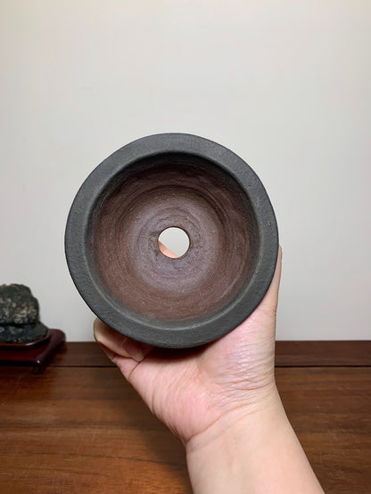 Kozukuri Sōsen Outer Rim with Thunder Pattern, Nanban Conical Japanese Flower Pot