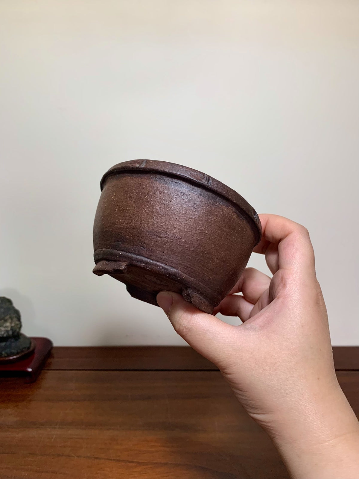 Fuzhou Bamboo-Rimmed Lower-Band Round Pot