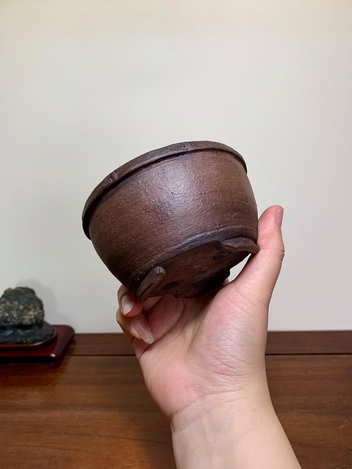 Fuzhou Bamboo-Rimmed Lower-Band Round Pot