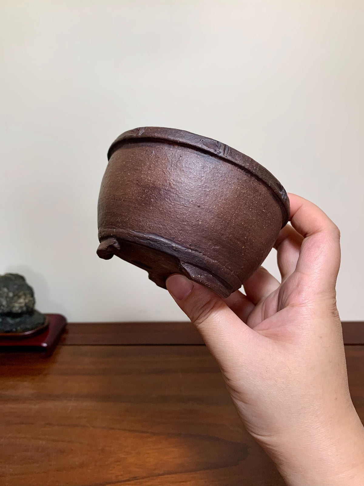 Fuzhou Bamboo-Rimmed Lower-Band Round Pot