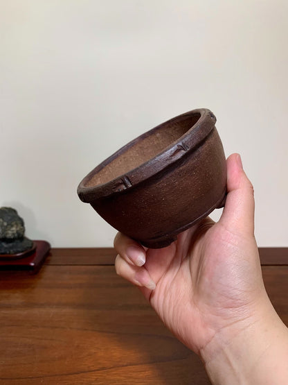 Fuzhou Bamboo-Rimmed Lower-Band Round Pot
