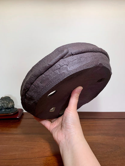 Jūōdō · Matsuzen-San Akio Hand-Pinched Nanban Pot