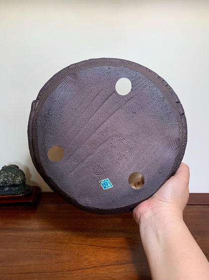 Jūōdō · Matsuzen-San Akio Hand-Pinched Nanban Pot