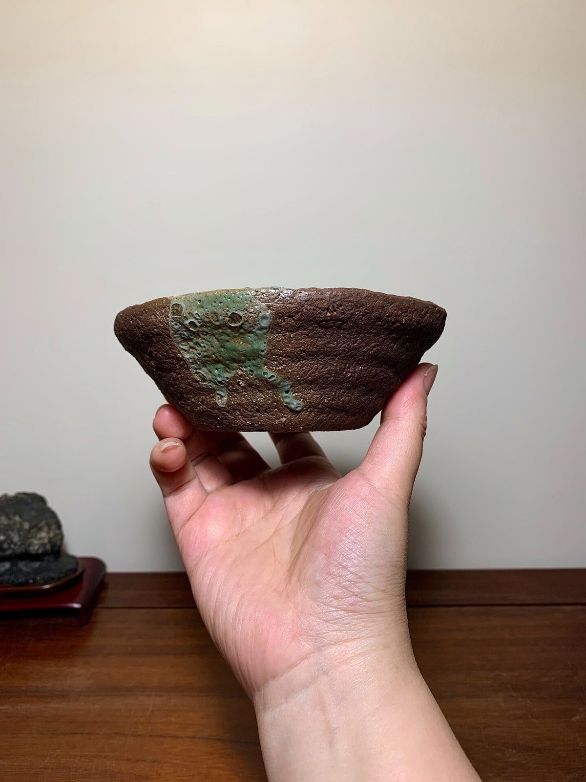 Ryūkaku, Nanban Pot, Fired in a柴 Kiln