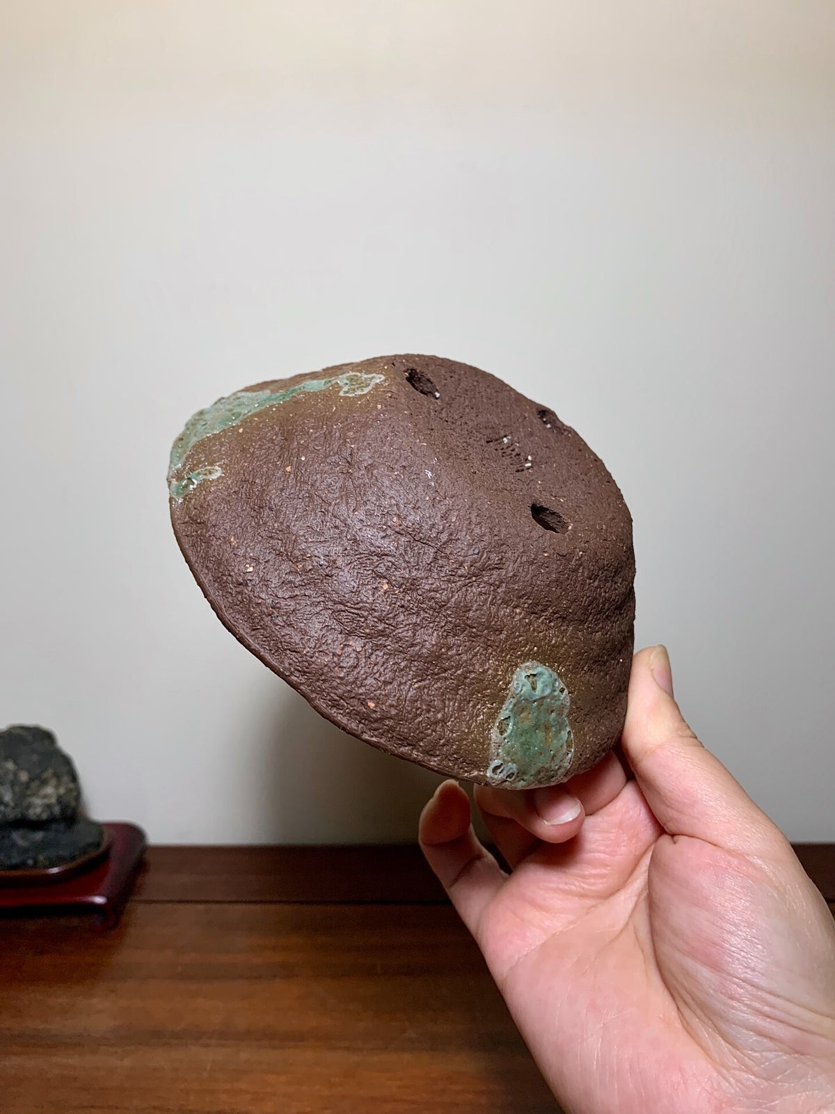 Ryūkaku, Nanban Pot, Fired in a柴 Kiln