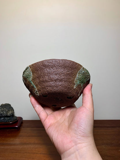 Ryūkaku, Nanban Pot, Fired in a柴 Kiln