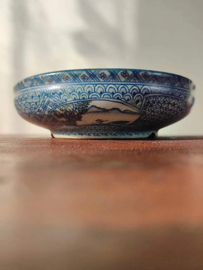Shodai Ishida Shōseki Super-Aged Patina Flower Pot