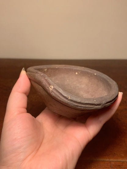 Echizen Bunsan Hand-Pinched Nanban Irregular Pot