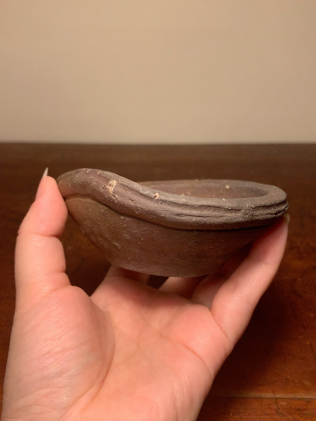 Echizen Bunsan Hand-Pinched Nanban Irregular Pot