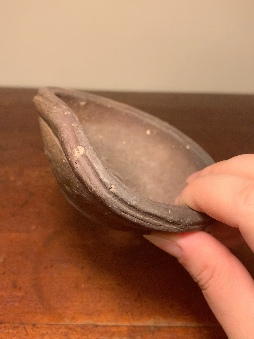 Echizen Bunsan Hand-Pinched Nanban Irregular Pot