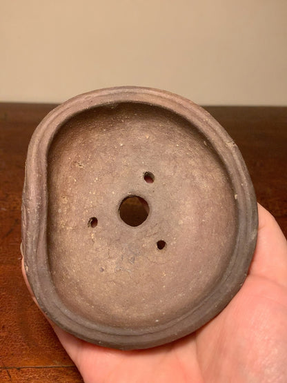 Echizen Bunsan Hand-Pinched Nanban Irregular Pot