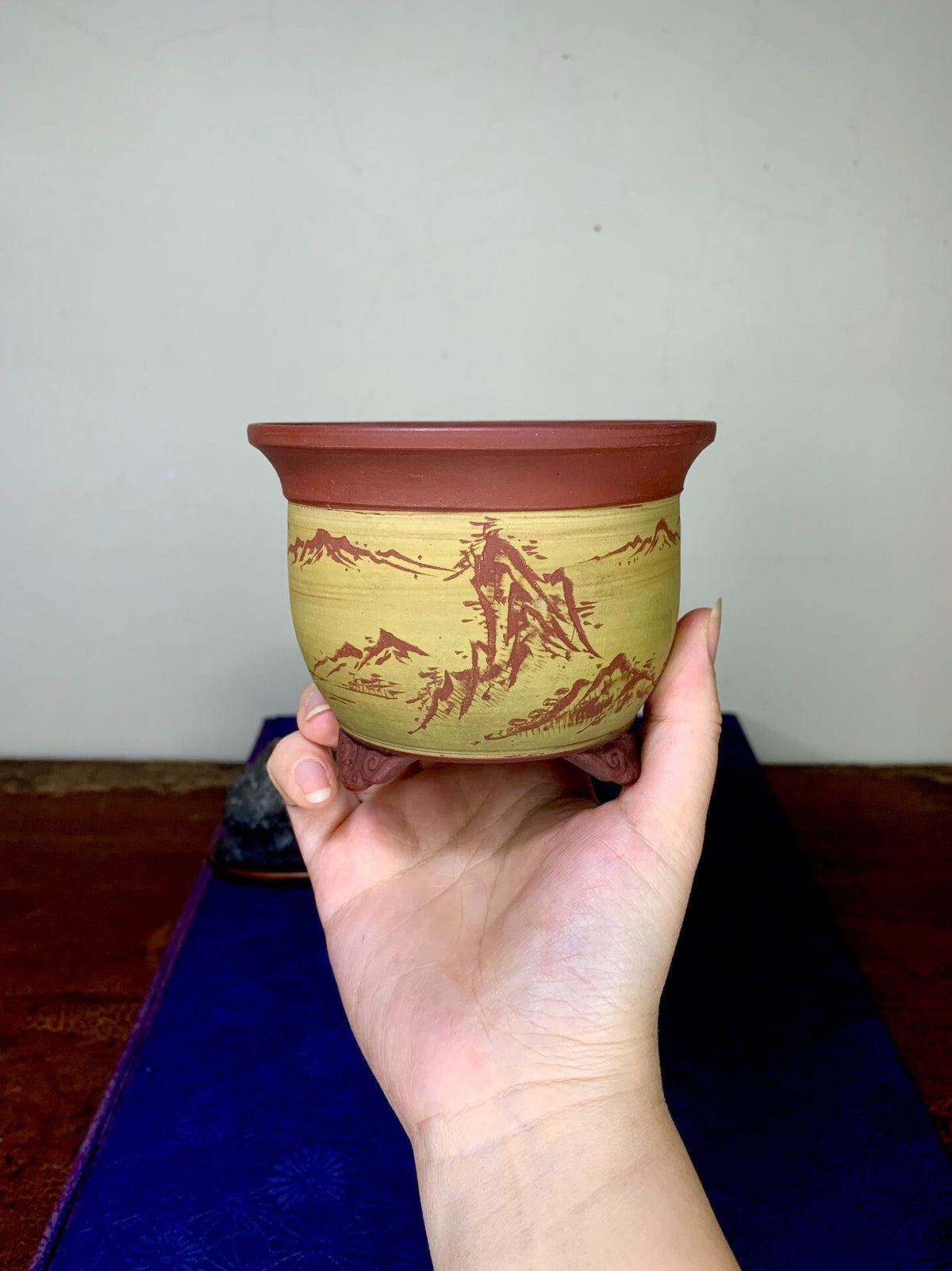 Tokaido Gojusanji Kei Nihon Bonsai Pot by Bigei