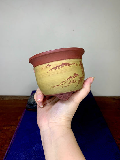 Tokaido Gojusanji Kei Nihon Bonsai Pot by Bigei