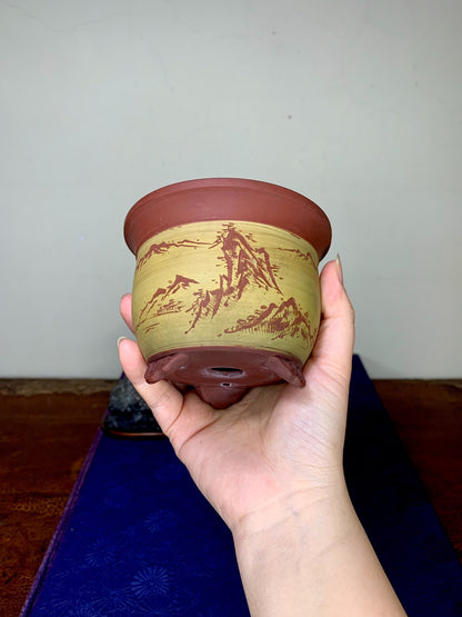 Tokaido Gojusanji Kei Nihon Bonsai Pot by Bigei