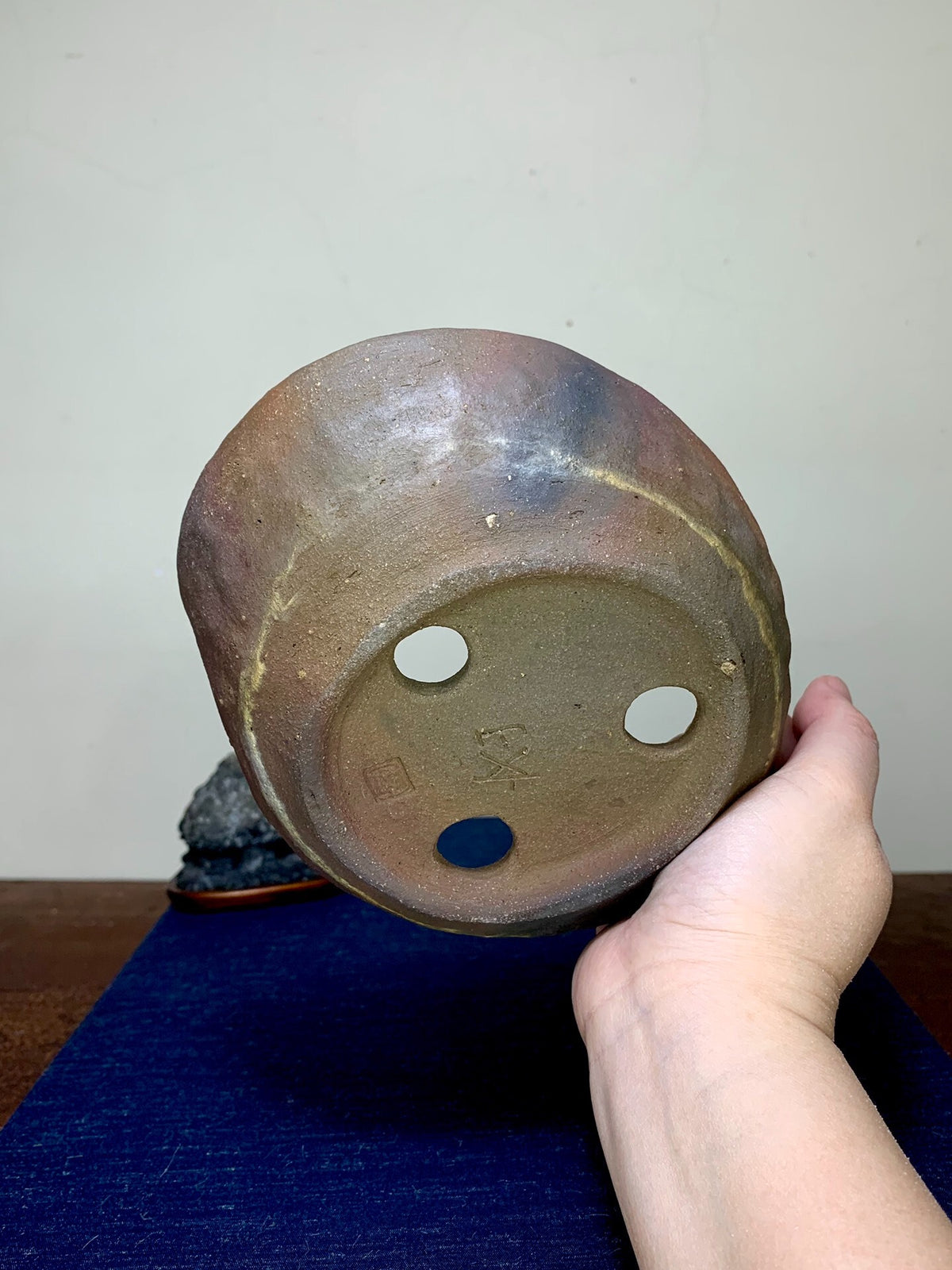 Echizen Bunsan Irregular Nanban Pot