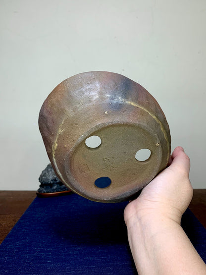 Echizen Bunsan Irregular Nanban Pot