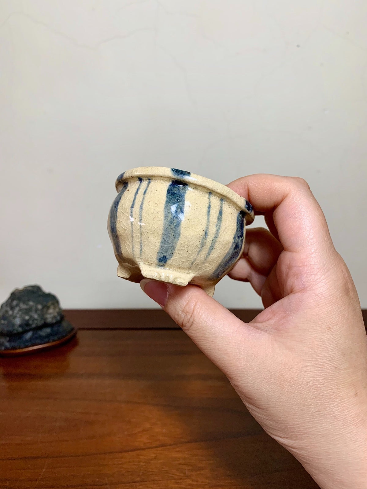 Classic Form Japanese Bonsai Pot by Tsujihikko
