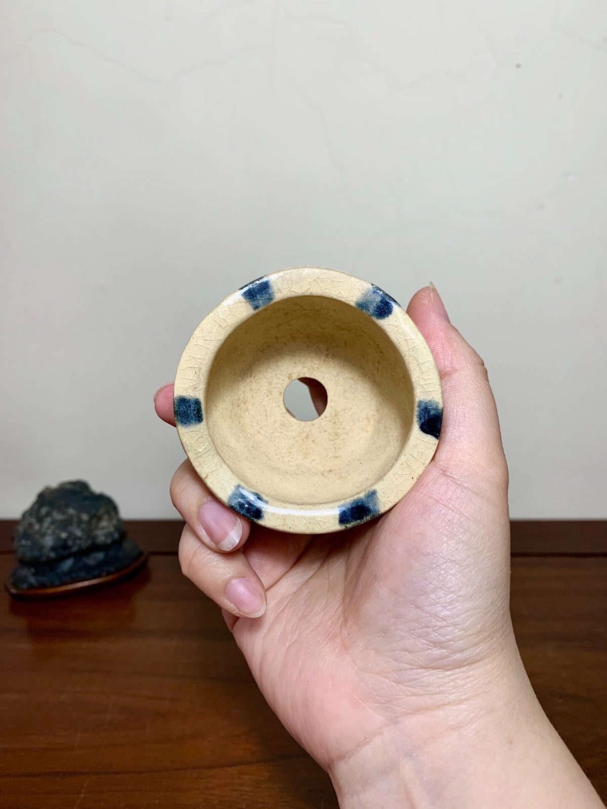 Classic Form Japanese Bonsai Pot by Tsujihikko