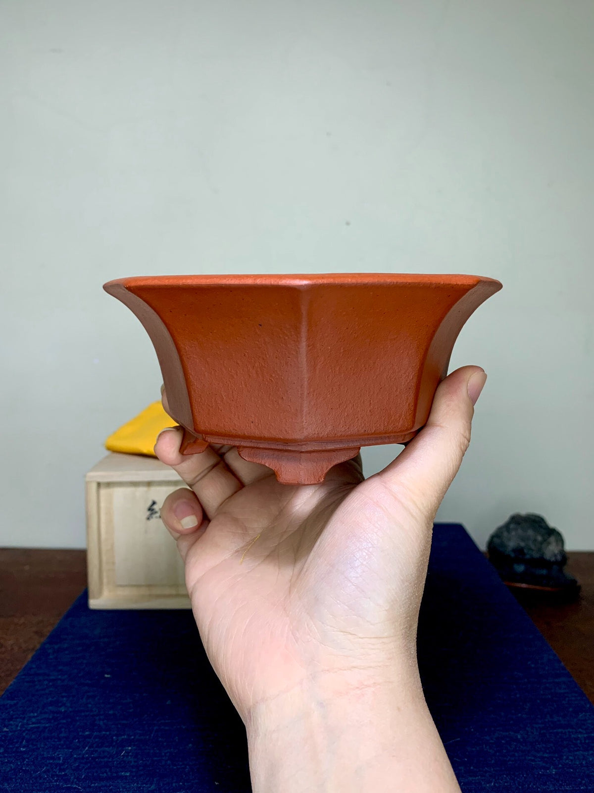 壹兴 Shudei Red Clay Octagonal Pot