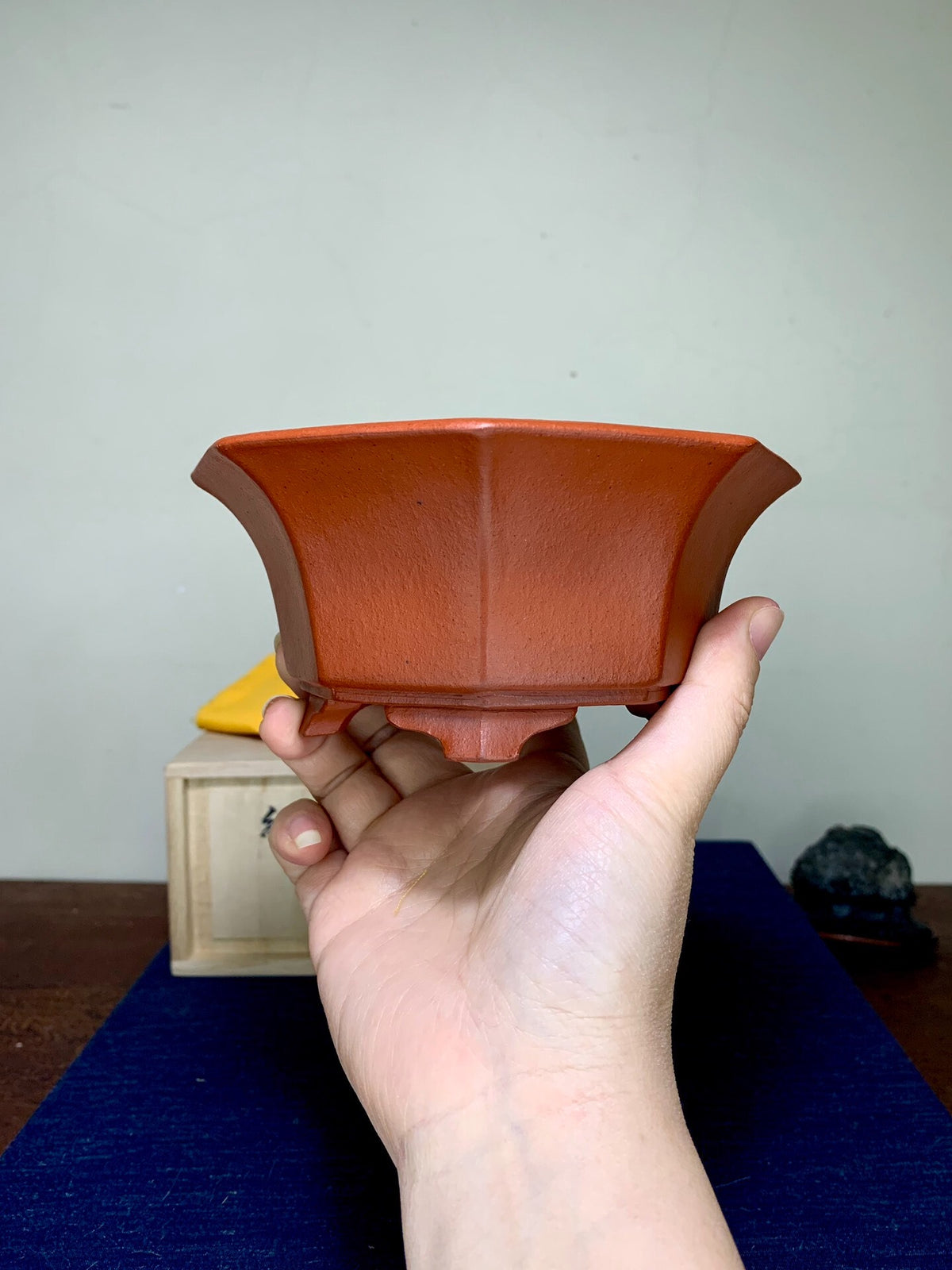 壹兴 Shudei Red Clay Octagonal Pot
