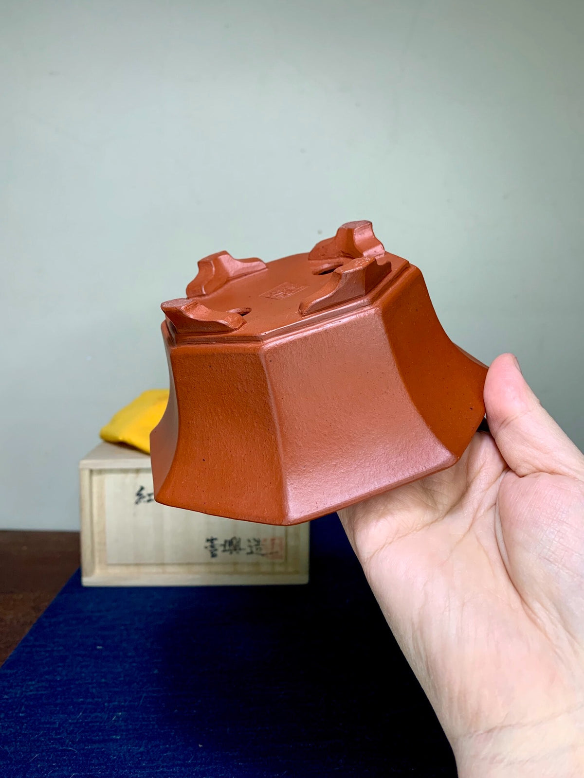 壹兴 Shudei Red Clay Octagonal Pot