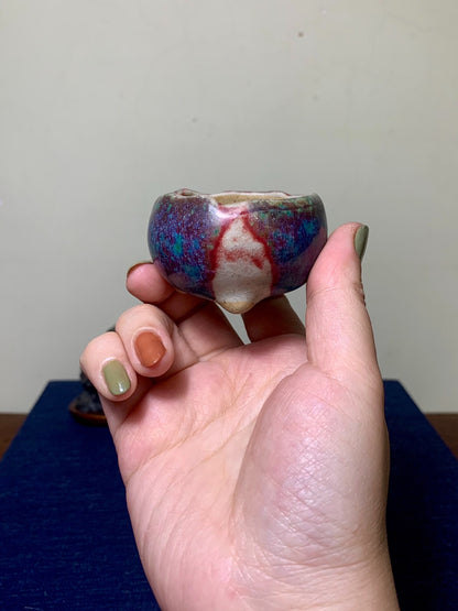 Konayama No Shinshin, Hand-Pinched Small Round Pot