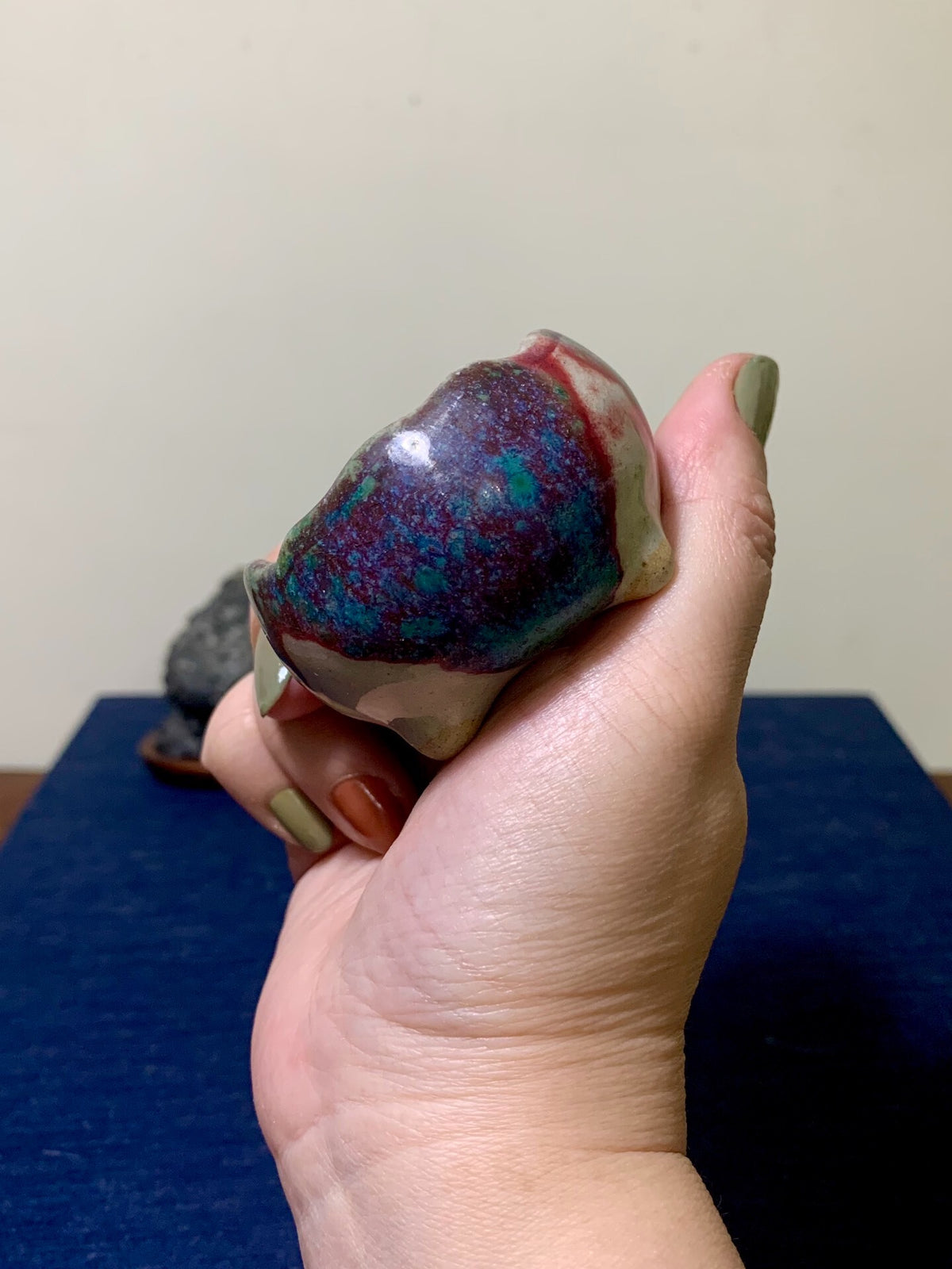 Konayama No Shinshin, Hand-Pinched Small Round Pot