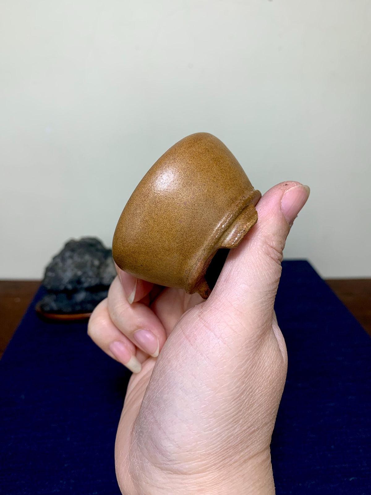 平安安云 Classic Soba Glaze Small Round Pot