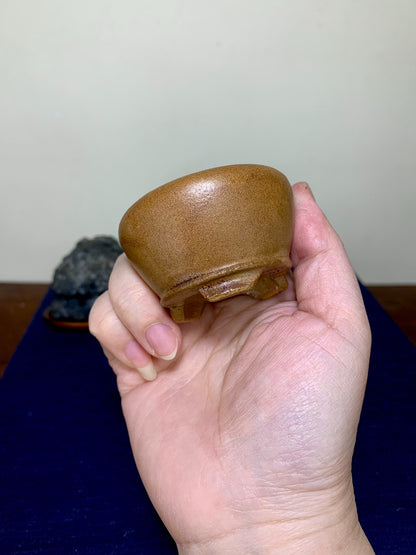 平安安云 Classic Soba Glaze Small Round Pot
