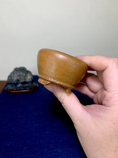平安安云 Classic Soba Glaze Small Round Pot