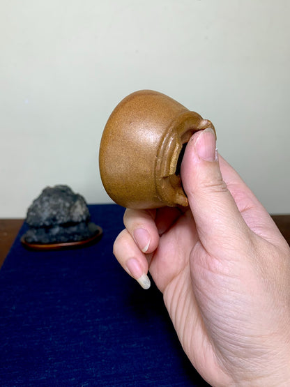 平安安云 Classic Soba Glaze Small Round Pot