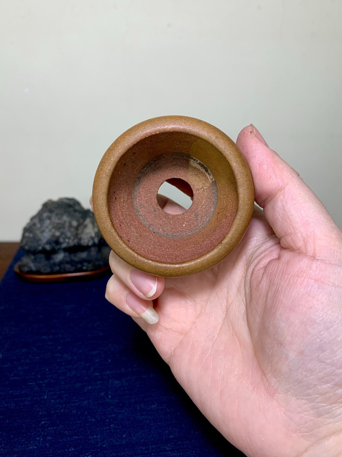 平安安云 Classic Soba Glaze Small Round Pot