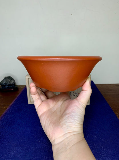 壹兴 Shudei Red Clay Outer Rim Round Pot