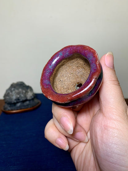 Apprentice of Chōsō, Japanese Bonsai Pot by Suzuki Akinao