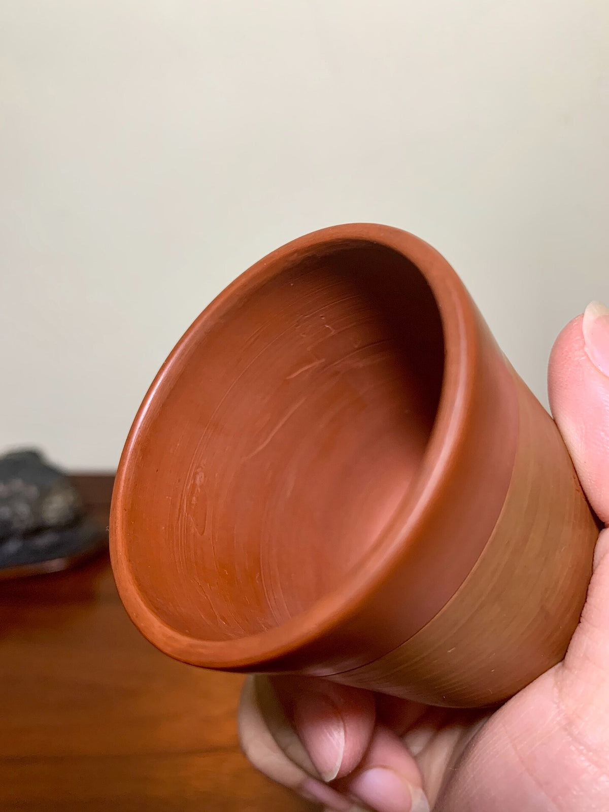 Shou Hachi Shudei Incised Cylindrical Pot Japanese Bonsai Pot