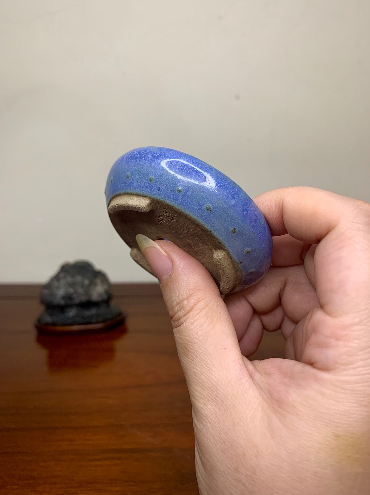 Shouetsu Kinyo Glaze Studded Japanese Pot